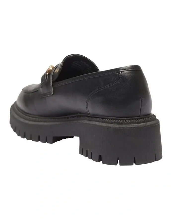 Ravella Samuel Flat Shoes in Black Smooth