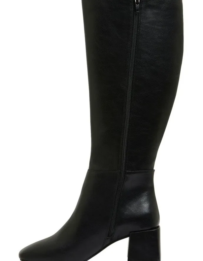 Ravella Tabby Black Smooth Boots