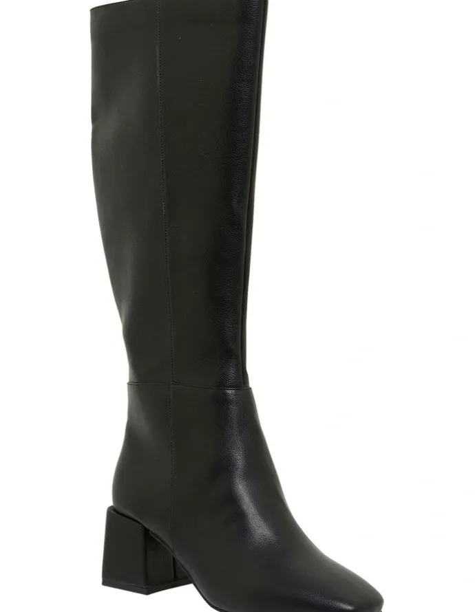 Ravella Tabby Black Smooth Boots