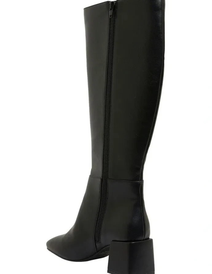 Ravella Tabby Black Smooth Boots