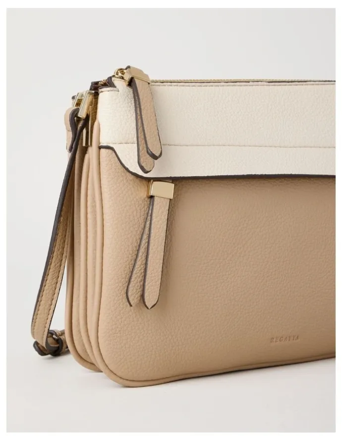 Regatta Riviera Crossbody Bag in Almond Combo