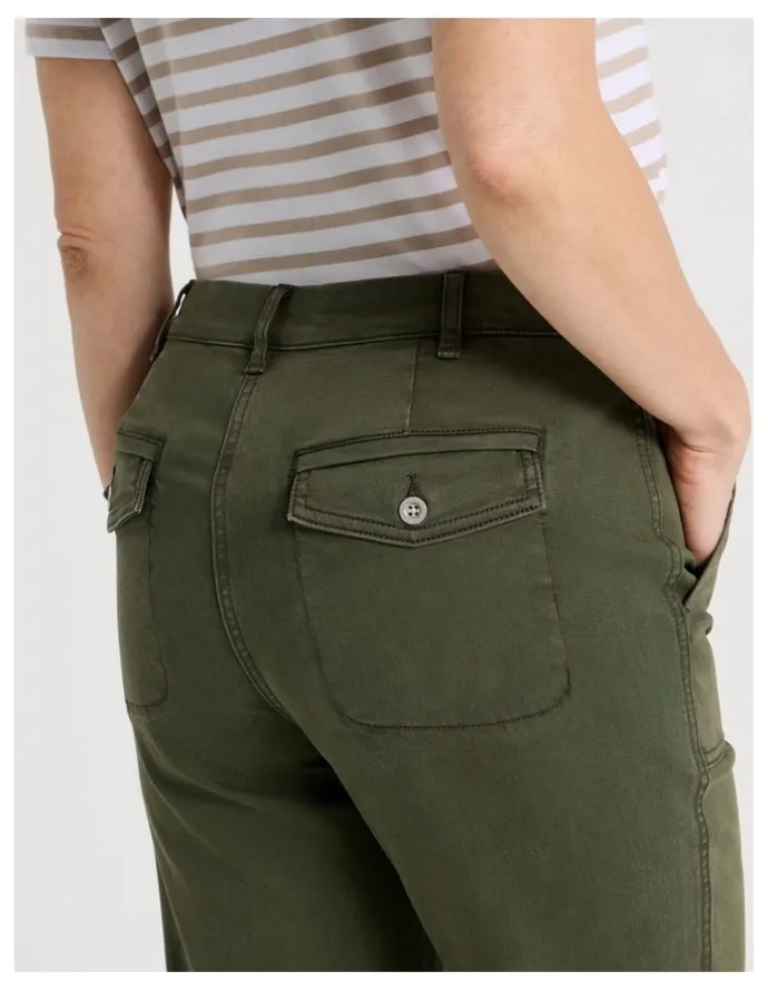 Regatta Utility Stretch Pant With Patch Pockets in Olive