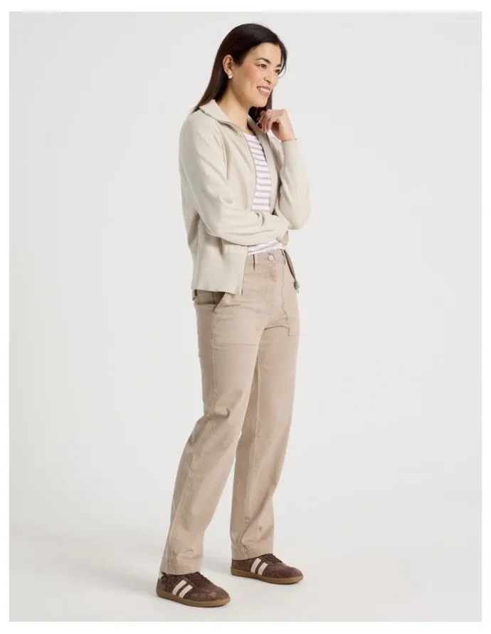 Regatta Utility Stretch Pant With Patch Pockets in Neutral