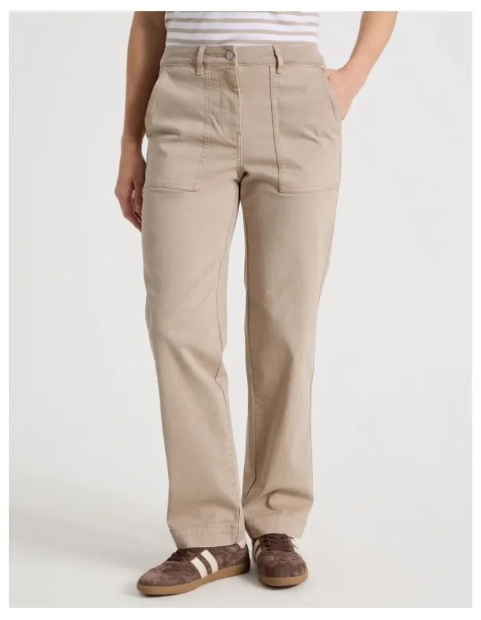 Regatta Utility Stretch Pant With Patch Pockets in Neutral