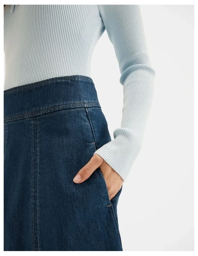 Review Isla Denim Midi Skirt