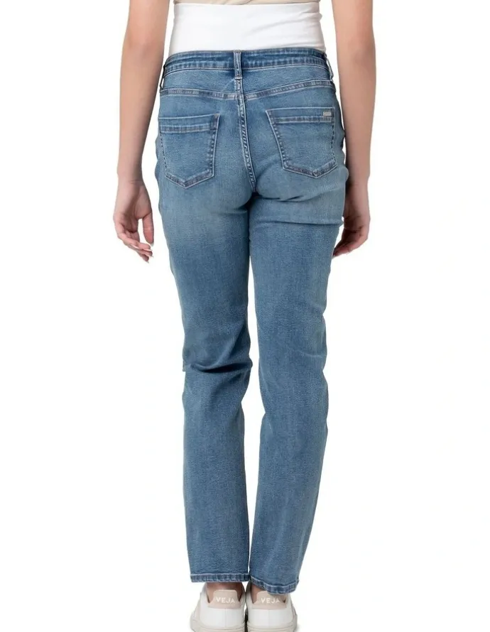 Ripe Hunter Over Bump Jean in Blue