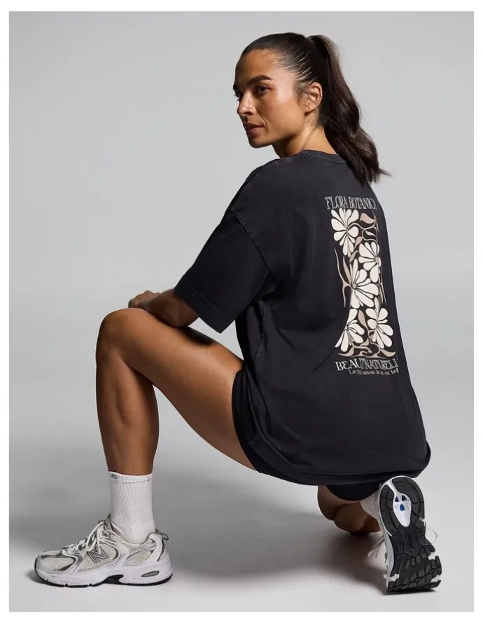 Rockwear Baggy Fit Tee Black Acid