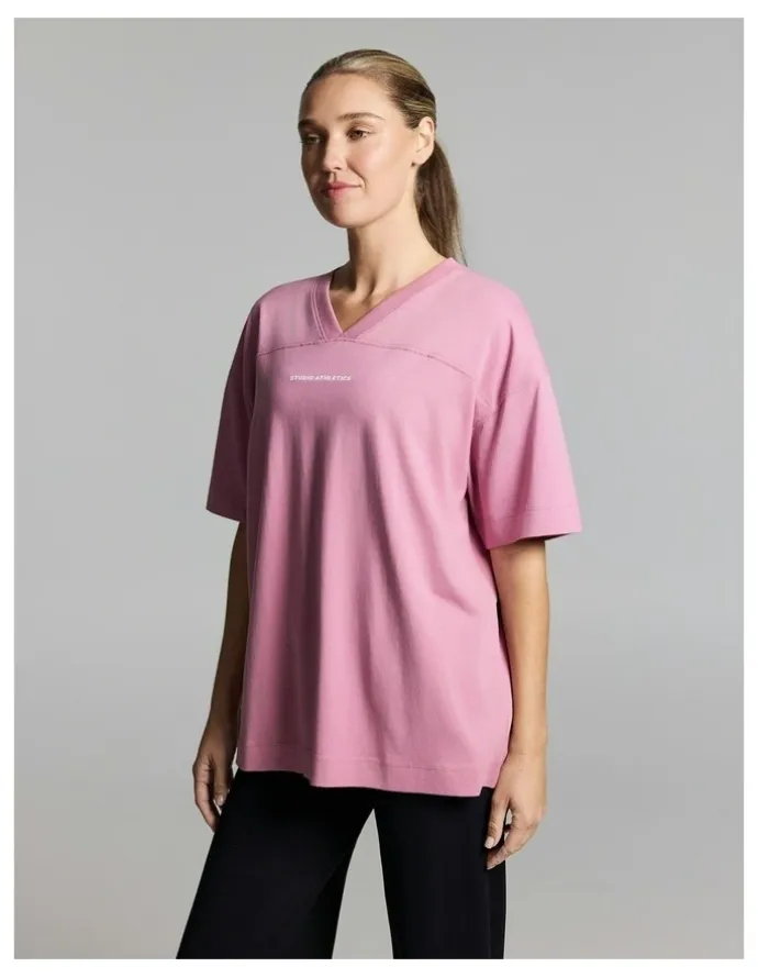 Rockwear Home Game Oversize Tee Dusty Pink