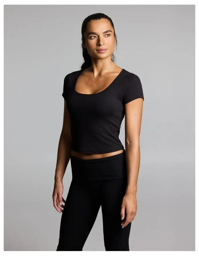 Rockwear Rib Support Tee Black