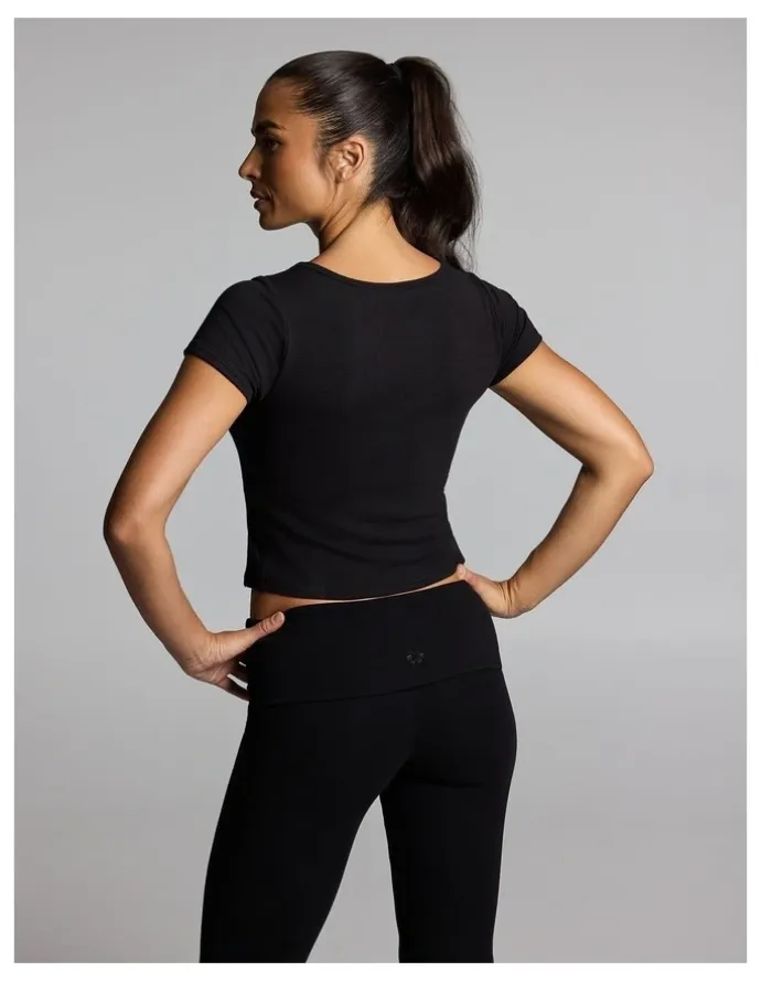 Rockwear Rib Support Tee Black