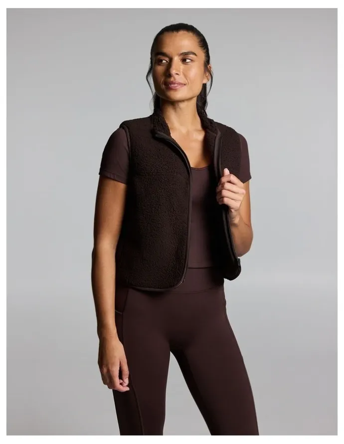 Rockwear Sherpa Vest Cocoa