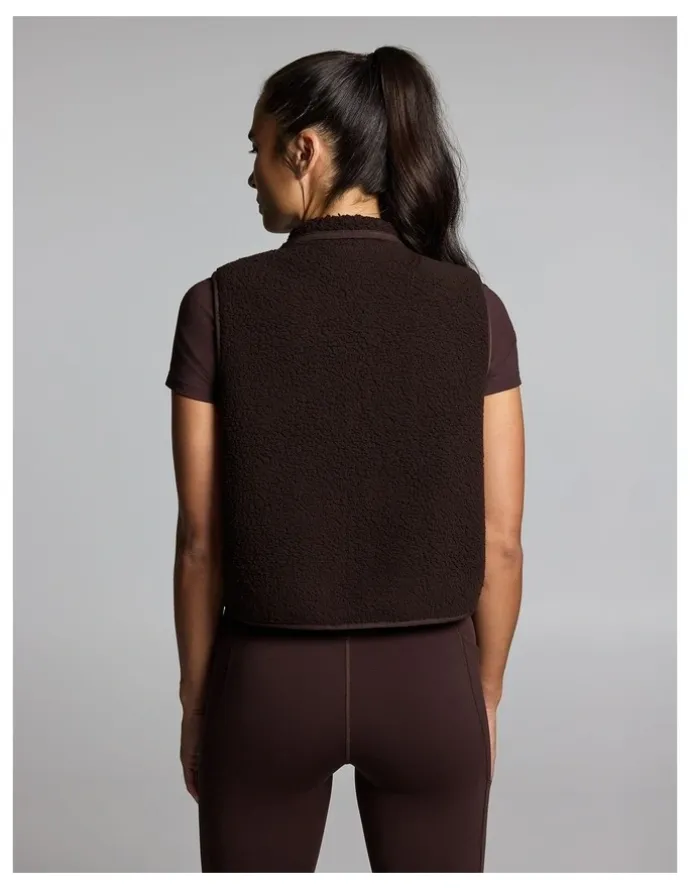 Rockwear Sherpa Vest Cocoa