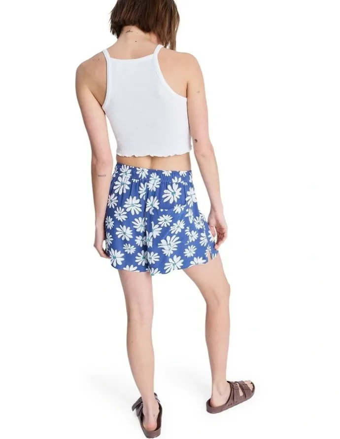Roxy Lekeito Break High Beach Shorts Blue