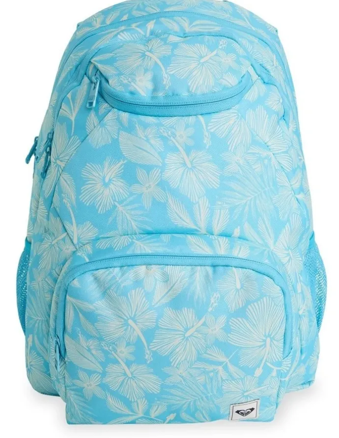 Roxy Shadow Swell Printed Medium Backpack in Blue