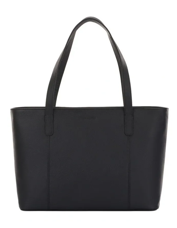 Samsonite Classic Leather City Tote in Black