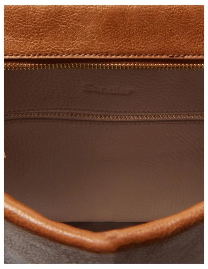 Sandler Aida Bag in Tan Pebble