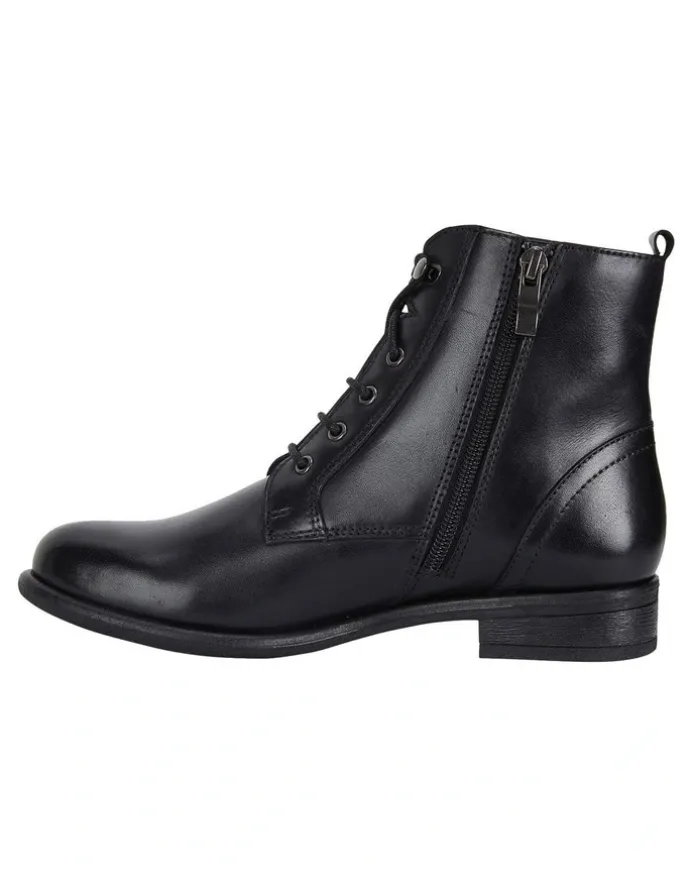Sandler Badge Black Glove Boots