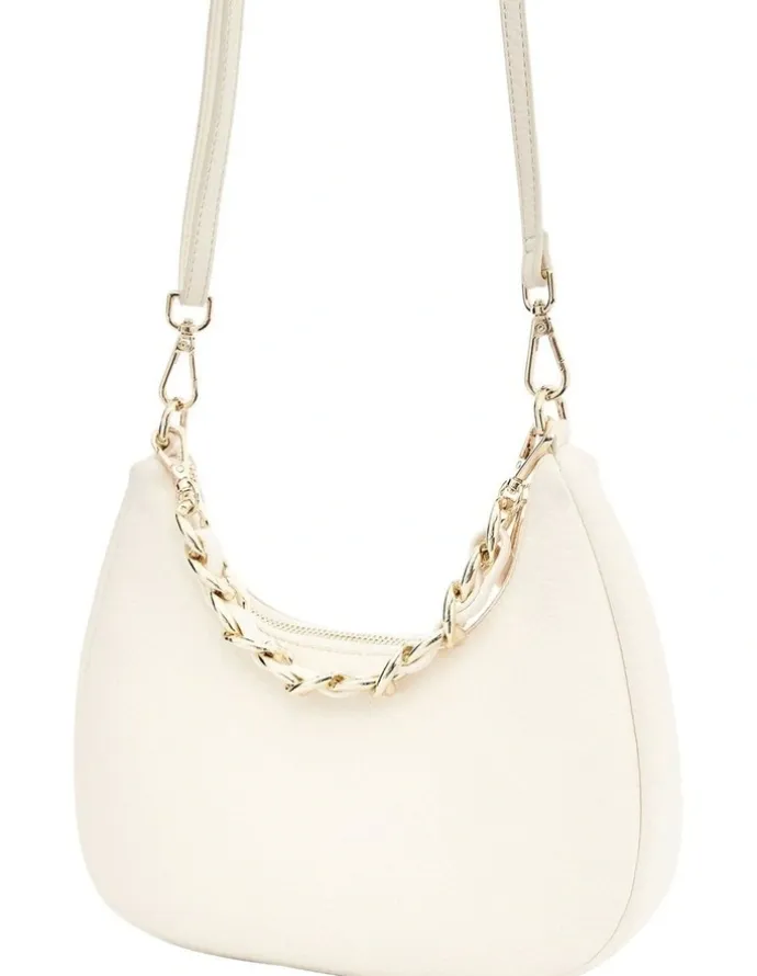 Sandler Coco Shoulder Bag in Chalk Pebble