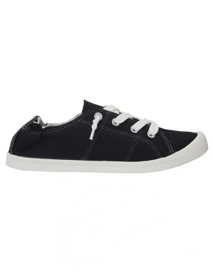 Sandler Link Black Fabric Sneakers