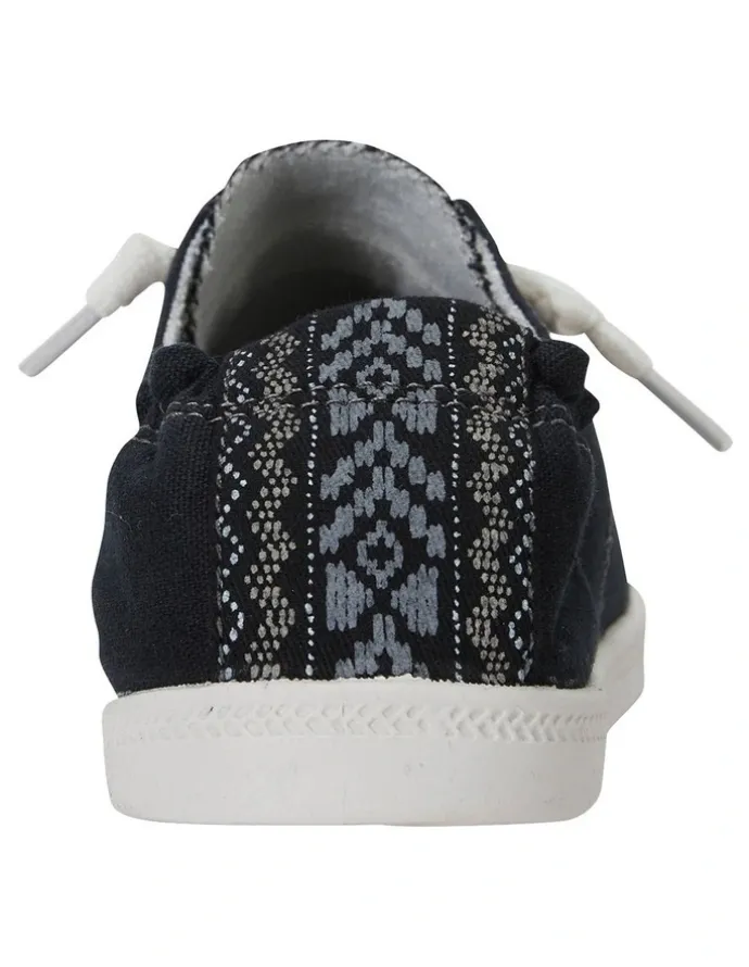 Sandler Link Black Fabric Sneakers