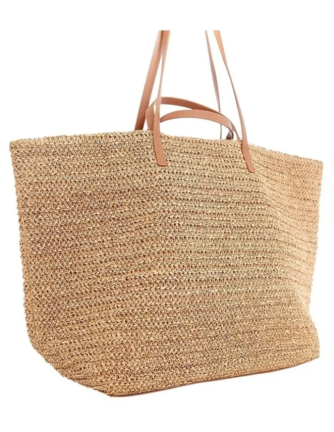 Sandler Maple Bag in Tan Raffia