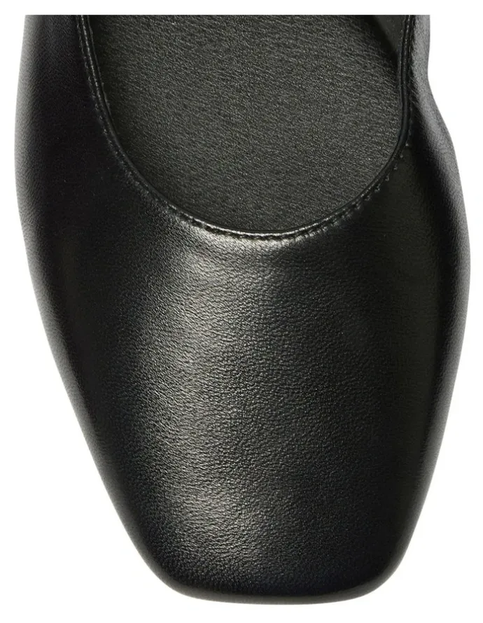 Sandler Melrose Flat Leather Shoes in Black