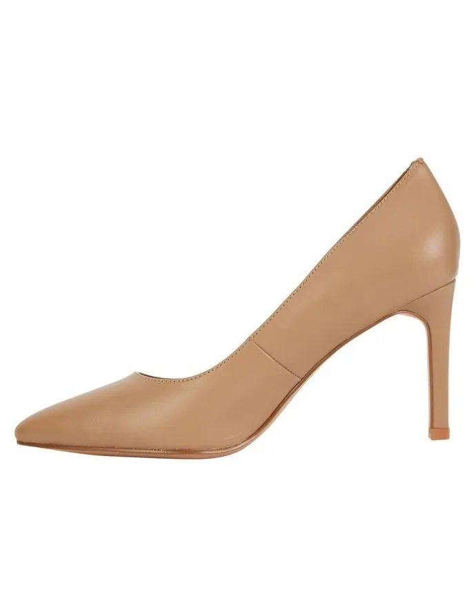 Sandler Octavia Heeled Shoes in Camel Leather