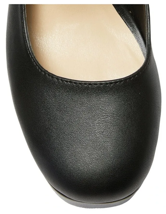 Sandler Tate Heeled Shoes in Black Smooth