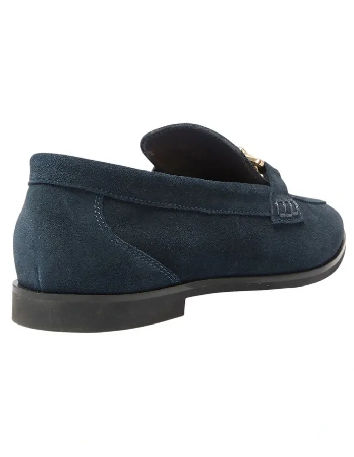 Sandler Zanna Loafers in Navy Suede