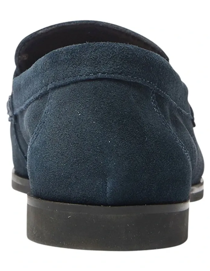Sandler Zanna Loafers in Navy Suede