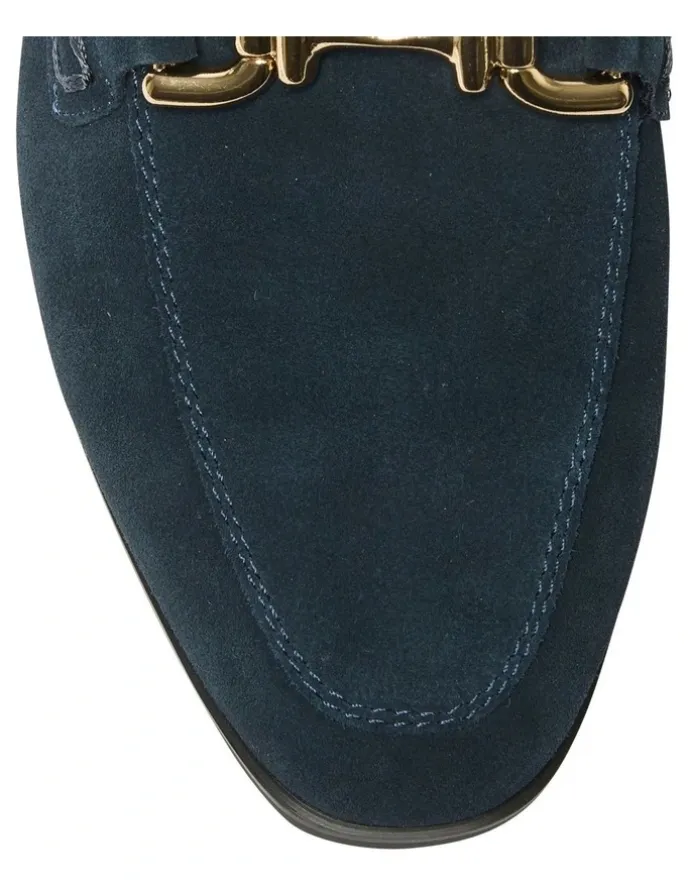 Sandler Zanna Loafers in Navy Suede