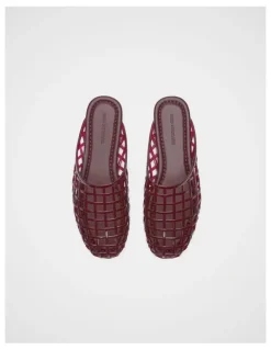 Seed Heritage Caged Jelly Mule in Dark Plum