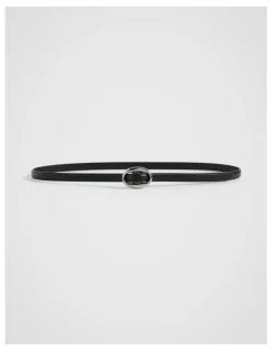 Seed Heritage Carmen Oval Bucklet Belt in Black