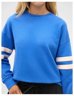 Seed Heritage Contrast Detail Crew Neck Sweat