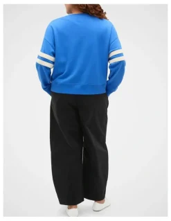 Seed Heritage Contrast Detail Crew Neck Sweat