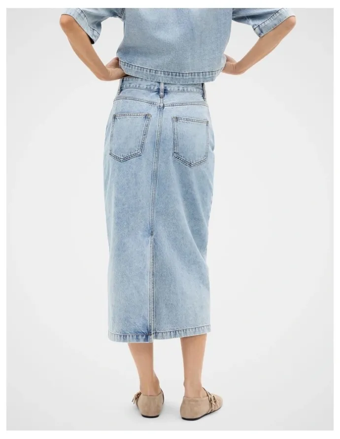 Seed Heritage Denim Column Skirt