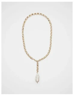 Seed Heritage Pearl Drop Pendant Necklace