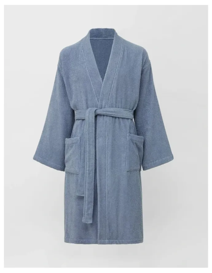 Sheridan Living Textures Robe in Orient Blue