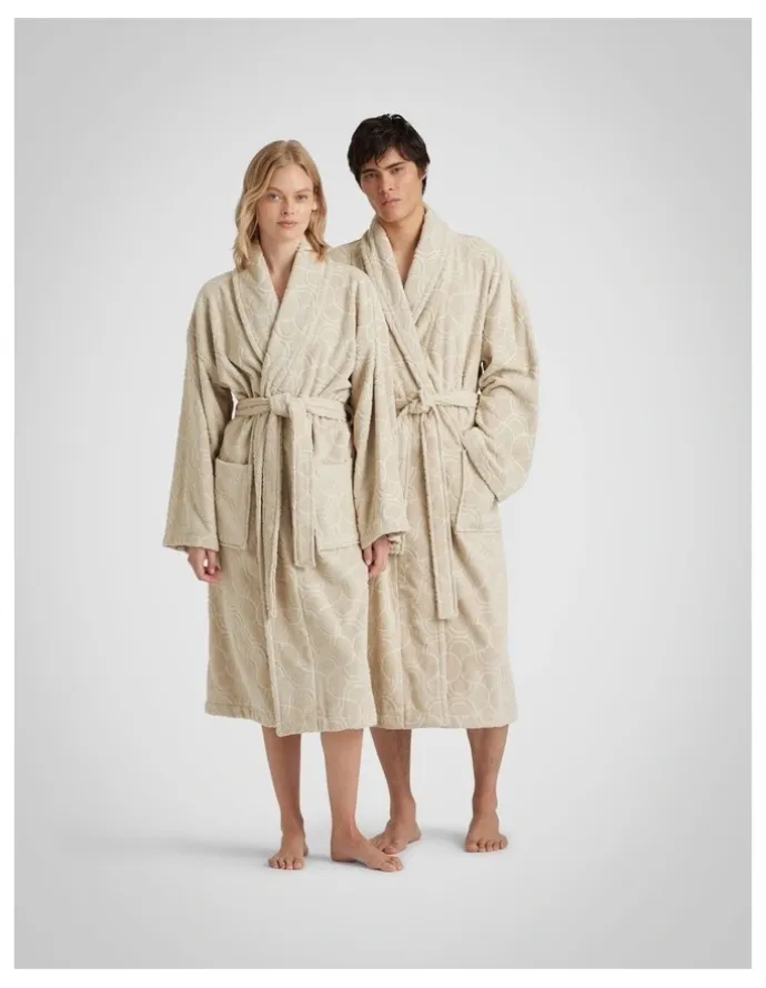 Sheridan Ultimate Indulge Deco Robe in Limestone