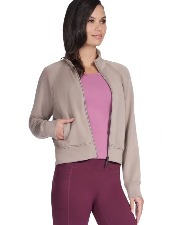 Skechers Cozy Luxe Jacket in Lt Brown