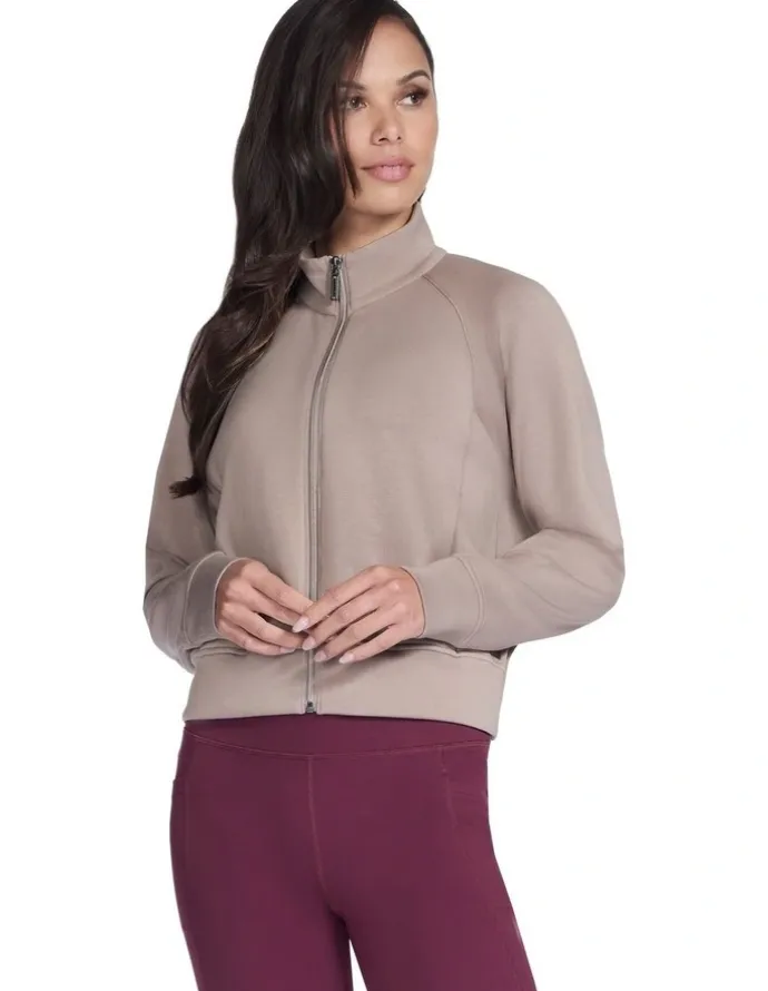 Skechers Cozy Luxe Jacket in Lt Brown