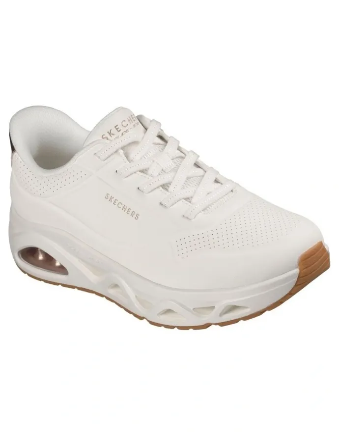 Skechers Slip-Ins Uno Glide-Step Glide On Air Shoes in White