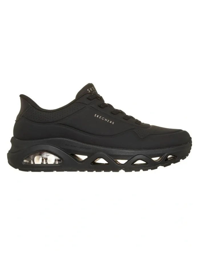 Skechers Slip-Ins Uno Glide-Step Glide On Air Shoes in Black