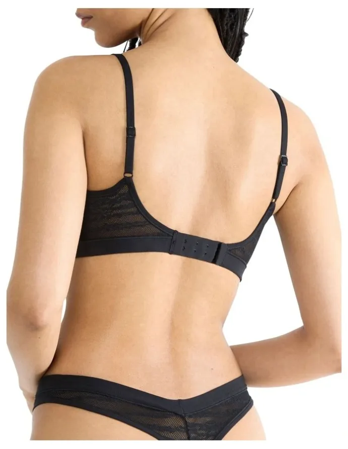 Sloggi Free Evolve Lace Bra in Black