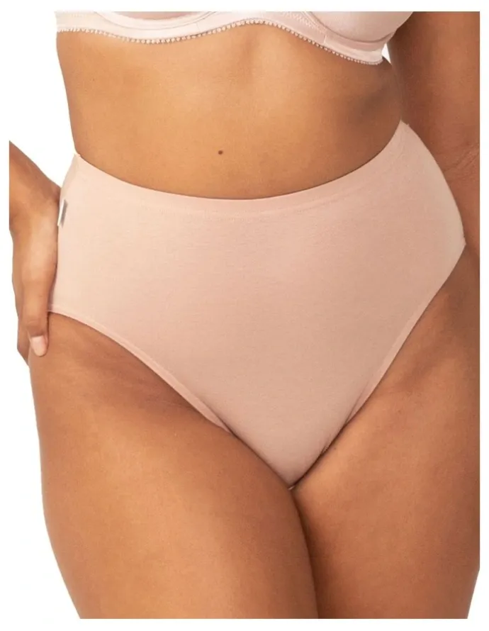 Sloggi Hikini Brief 2 Pack in Navy/Beige