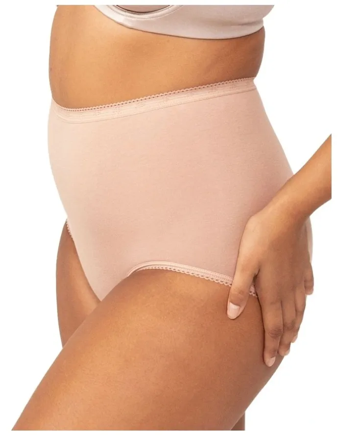 Sloggi Maxi Brief 2 Pack in Dark Navy/Beige
