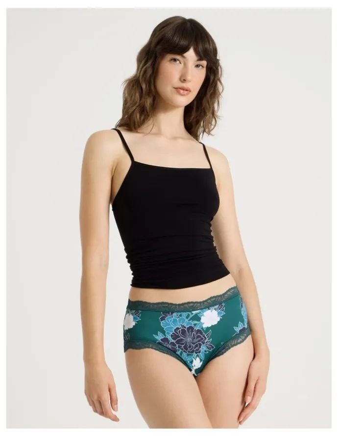 Soho Everyday Lace Full Brief in Teal