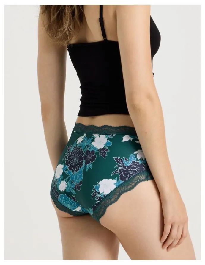 Soho Everyday Lace Full Brief in Teal