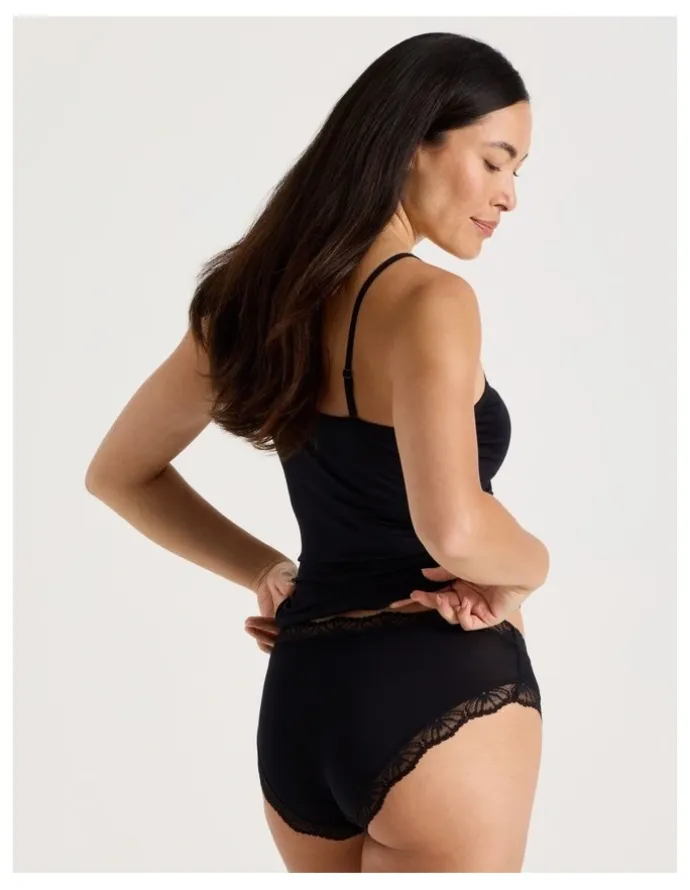 Soho Lace Modal Bikini in Black