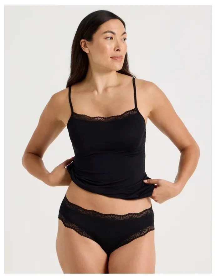 Soho Lace Modal Bikini in Black